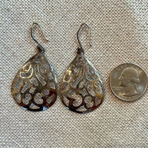 HOB Vintage sterling earrings. Signed.